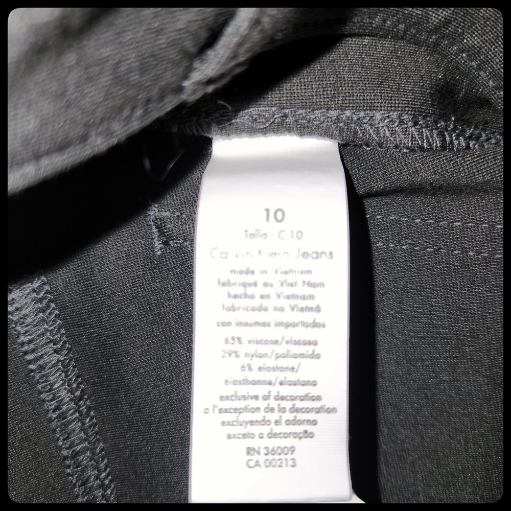 Calvin Klein Jeans Green Skinny Jeans, 10 - Picture 8 of 9